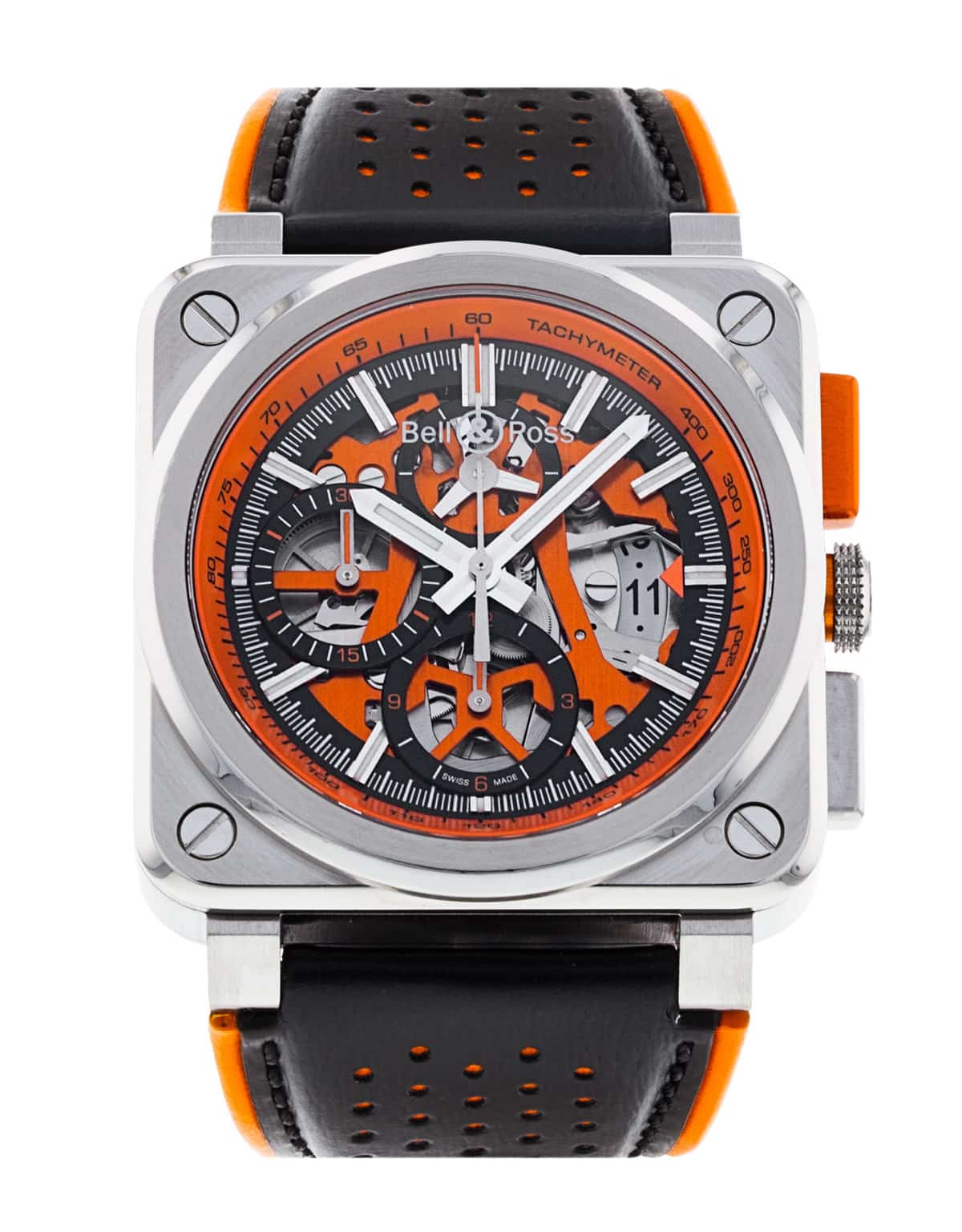 Bell and Ross BR03-94 Chronograph BR0394-SC-ORA/SCA